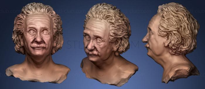 3D model Albert Einstein (STL)